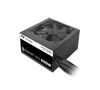 Thermaltake Smart W3 - Alimentation 500W ATX 24-pin, PFC Actif, 80 PLUS, Ventilateur 12cm, Protections OVP/OPP/SCP/UVP/OTP, 100-240V