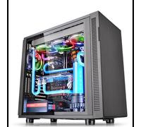 Thermaltake Suppressor F31 Edition Verre Trempé Noir - Boîtier PC Midi Tower ATX/microATX/Mini-ITX, 2x140mm, USB 3.2, Baies 3.5/5.25", Refroidissement liquide
