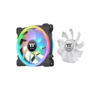 Thermaltake SWAFAN 12 RGB, Ventilateur 120mm, 500-2000 RPM, 53.02 CFM, 2.58 mmH2O, Palier Hydraulique, Kit de 3 avec Contrôleur RGB, Noir
