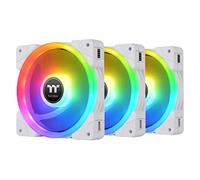 Thermaltake SWAFAN EX 14 RGB Lot de 3 ventilateurs de refroidissement pour PC 500~2000 tr/min, connexion magnétique, pales réversibles, contrôleur inclus, CL-F162-PL14SW-A
