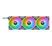 Thermaltake CL-F143-PL12SW-A Ventilateur pour PC noir, transparent, RVB (l x H x P) 120 x 120 x 25 mm avec commande d'éclairage