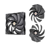 Thermaltake SWAFAN GT14 Ventilateur de refroidissement PC 3 types de pales détachables, haute pression/haut débit d'air/inversé (ventilateur unique) CL-F157-PL14BL-A