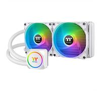 Thermaltake TH240 ARGB Sync Snow Edition Intel LGA1700 Ready/AMD Système de refroidissement liquide tout-en-un 240 mm Radiateur CPU Cooler CL-W301-PL12SW-B Blanc