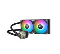 Thermaltake AIO 240mm TH240 V2 Ultra ARGB Sync – Écran 2,1" 480x480, 2x CT120, LGA1700/AM5/AM4, Noir