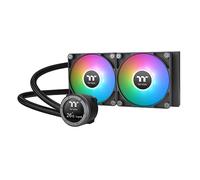 Thermaltake TH240 V2 Ultra ARGB Sync/AlO Ventilateur ARGB 120 x 2/PWM 500~1500rpm/Water Block 2.1" LCD/Noir, CL-W383-PL12SW-A