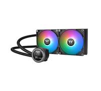 Thermaltake TH280 V2 Ultra ARGB Sync/AlO Ventilateur ARGB 140 x 2/PWM 500~1800rpm/Water Block 2.1" LCD/Noir, CL-W385-PL14SW-A