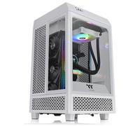 Boîtier PC - THERMALTAKE - The Tower 100 - Boitier sans alimentation - Mini tour - Format Mini-ITX - Blanc ( CA-1R3-00S6WN-00 )