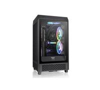 Thermaltake The Tower 200 Boîtier PC Mini-ITX Vertical, Support GPU RTX 4090, 2X Ventilateurs CT140 140mm Pré-installés, Noir