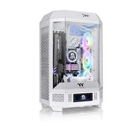 Thermaltake The Tower 300 Micro Tower PC Case White SPCC and Tempered Glass