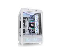 Thermaltake The Tower 500 Blanc, Boîtier PC Midi Tower ATX/EATX/microATX/Mini-ITX, 4x 3.5", 8x 2.5", 2x 120mm arrière, USB 3.2, Verre Trempé