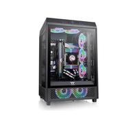 Thermaltake The Tower 500 Noir - Boîtier PC Midi Tower ATX/EATX/micro ATX/Mini-ITX, 4x3.5", 8x2.5", 2x120mm arrière, USB 3.2 Gen1/Gen2, SPCC/Verre Trempé