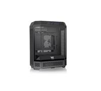 Thermaltake The Tower 600 Mid Tower Chassis | Hidden Connector | Black | Boîtier ATX octogonal vertical compatible connecteurs cachés Supporte AIO 420/360mm, 13 ventilos et un mode horizontal unique