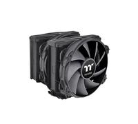 Thermaltake TOUGHAIR 710 Refroidisseur d'air CPU 14cm, 2 ventilateurs 140mm, 500-1400RPM, 81.96CFM, 1.82mmH2O, 23.9dB, 7 caloducs, 250W, sockets Intel LGA 115x/1200/1700/20xx et AMD AM4/AM5, Noir