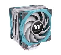 Thermaltake TOUGHAIR CL-P075-AL12TQ-A Refroidisseur TDP 180 W Turquoise Socket Intel/AMD (LGA 1700/1200), double ventilateur PWM à haute pression statique de 120 mm 2000 tr/min avec tuyaux thermiques