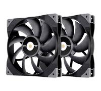 Thermaltake Ventilateur boîtier PC TOUGHFAN 14 – 14 cm Noir 2 pièces