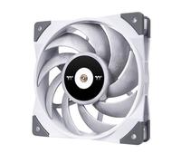 Thermaltake ToughFan 117-PL12WT-A Lot de 12 ventilateurs de radiateur à haute pression statique 2000 PWM avec roulement hydraulique Gen.2 Blanc