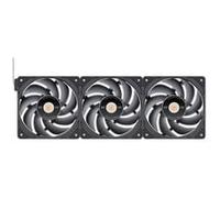 Thermaltake Ventilateur de boîtier PC ToughFan EX12 CL-F171-PL12BL-A 3 ventilateurs 12 cm Noir