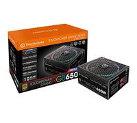 Thermaltake Toughpower Grand RGB 650W Gold (RGB Sync Edition) unité d'alimentation d'énergie ATX Noir - Unités d'alimentation d'énergie (650 W, 100 - 240 V, 780 W, 50 - 60 Hz, 10 A, Actif)