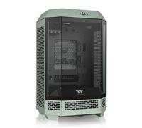 Thermaltake Tower 300 CA-1Y4-00SEWN-00 Boîtier Micro-ATX Vert Matcha ; Ventilateur CT 2 x 140 mm Inclus ; Prend en Charge Un radiateur jusqu'à 420 mm ; kit de Support de châssis en Option permettant