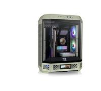 Thermaltake Tower 600 Matcha Green - Boîtier ATX Moyen Tour avec 3 Panneaux en Verre trempé ; Prise en Charge de Carte mère à connecteur caché ; emplacements rotatifs PCI-e ; CA-1Z1-00MEWN-00