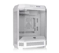 Thermaltake Tower 600 Snow Mid-Tower ATX Case; 3 Tempered Glass Panels; Hidden-Connector Motherboard Support; Rotational PCI-e Slots; CA-1Z1-00M6WN-00; 3 Year Warranty
