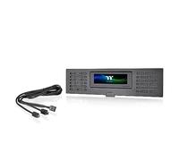 Thermaltake Tower AC-066-OO1NAN-A1 Kit de Panneau LCD Noir série 200, écran LCD 3,9", Pris en Charge par Le Logiciel TT RGB Plus 2.0