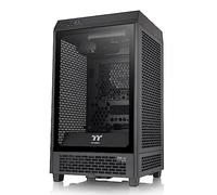 Thermaltake Tower CA-1X9-00S1WN-00 Mini-ITX 200 Boîtier d'ordinateur avec 2 Ventilateurs CT140 préinstallés 140 mm Prise en Charge d'une Longueur de GPU jusqu'à 380 mm Noir