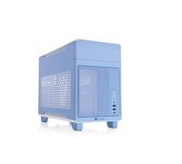 Thermaltake TR100 Boîtier PC Mini-ITX Compact Double Chambre, PCIe 4.0 Riser Inclus, Hydrangea Blue