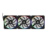 Thermaltake Ventilateur de boîtier TS 140 EX RGB 140 mm PWM Éclairage RGB Lot de 3 Noir