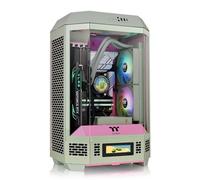 Thermaltake Tt The Tower 300 Matcha Plum - Boîtier mini tour - Vert clair/Rose - Fenêtre