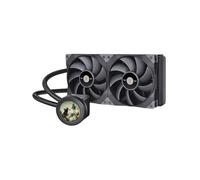 Thermaltake TT Toughliquid Ultra 280 - Refroidisseur liquide AIO, 2 ventilateurs 140mm, 500-2000 tr/min, 119.1 CFM, Radiateur aluminium 314x140x27mm, Compatible Intel