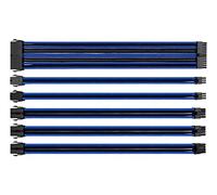 Thermaltake TtMod AC-035-CN1NAN-A1 Kit de câble d'alimentation ATX/EPS/PCI-E 8 Broches PCI-E/6 Broches avec Peignes, Bleu/Noir