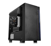 Thermaltake Versa CA-1J4-00S1WN-01 Boîtier PC de gaming en verre trempé Noir