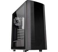 Thermaltake Midi-Tower PC-boîte Versa J25 Tempered Glass noir 1 vorinstallierter ventilateur, Seit