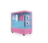 Thermaltake – Tour midi View 270 Plus TG ARGB – Boîtier gaming panneaux vitrés Bubble Pink