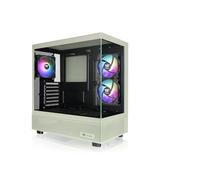 Tour midi Thermaltake View 270 Plus TG ARGB Matcha Green Boîtier gaming blanc, noir