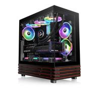 Thermaltake View 270 Plus WS ARGB - Boîtier PC Midi Tower Noir, ATX/EATX/microATX/Mini-ITX, 2x3.5", 2x2.5", Vent. Latéraux 2x120mm, USB 3.2 Gen1/Gen2
