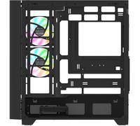 Thermaltake View 290 TG ARGB Boîtier PC Midi-Tower Gaming Noir avec Vitre Trempée USB 3.2 Type C