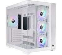 Boîtier PC - THERMALTAKE - View 380 TG ARGB Snow - Moyen tour - ATX - Verre trempé - Blanc