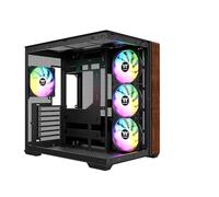 Thermaltake Boîtier PC View 380 WS ARGB – Moyen tour ATX Gaming sans alimentation – Noir