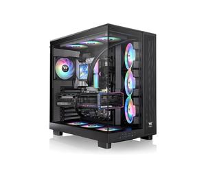 Thermaltake View 380 XL TG ARGB - Boîtier PC Midi Tower Noir, ATX/microATX/Mini-ITX, 1x3.5", 2x2.5", 4x120mm ARGB, USB 3.2 Gen 1/Gen 2