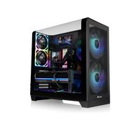 Thermaltake View 390 Air - Boîtier PC Midi Tower Noir - ATX/microATX/Mini-ITX - 2x120mm arrière - USB 3.2 Gen 1/Gen 2 Type-A/Type-C - Vent. Multi