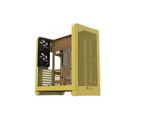 Tour midi Thermaltake View 390 Air Butter Caramel Boîtier PC caramel filtre anti-poussière, éclairage intégré, 2 ventilateur