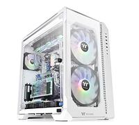 Thermaltake Boîtier PC View 51 TG ARGB Snow – midi ATX, verre trempé, USB/Audio, blanc, sans alim