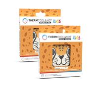 ThermCool & Hot Gel Léopard Lot de 2 - Poche de Gel Thermique Chaud et Froid - Réutilisable - Petits Bobos Coups Bleus Bosses Gonflements - Avec Sangle Élastique
