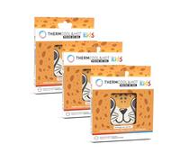 ThermCool & Hot Gel Léopard Lot de 3 - Poche de Gel Thermique Chaud et Froid - Réutilisable - Petits Bobos Coups Bleus Bosses Gonflements - Avec Sangle Élastique
