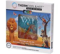 ThermCool&Hot Poche de Billes Kids Girafe Soulage et Apaise les Petits Bobos, Bleus, Fièvre, Piqûres