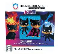 ThermCool&Hot Poche de Billes Kids Héros Soulage et Apaise les Petits Bobos, Bleus, Fièvre, Piqûres