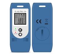 ThermElc TE-02 Pro TH Enregistreur de Température et d'humidité avec Rapports CSV PDF Automatiques, Compare les Données Multi-appareils, Surveille le Stockage Froid et Congelé Certificat d'étalonnage