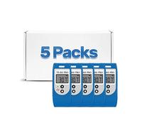 ThermElc TE-02Pro Enregistreur Temperature Réutilisable, Alerte Lumineuse LED de Température en Vedette, MKT, -30 à + 60 °C et Rapports de Données CSV PDF, la Chaîne du Froid